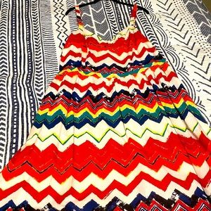 ModCloth Rainbow Pocket Dress